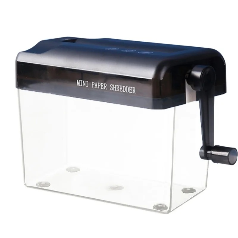 Paper Shredder Micro - Penghancur Kertas Manual Mini yang Tahan