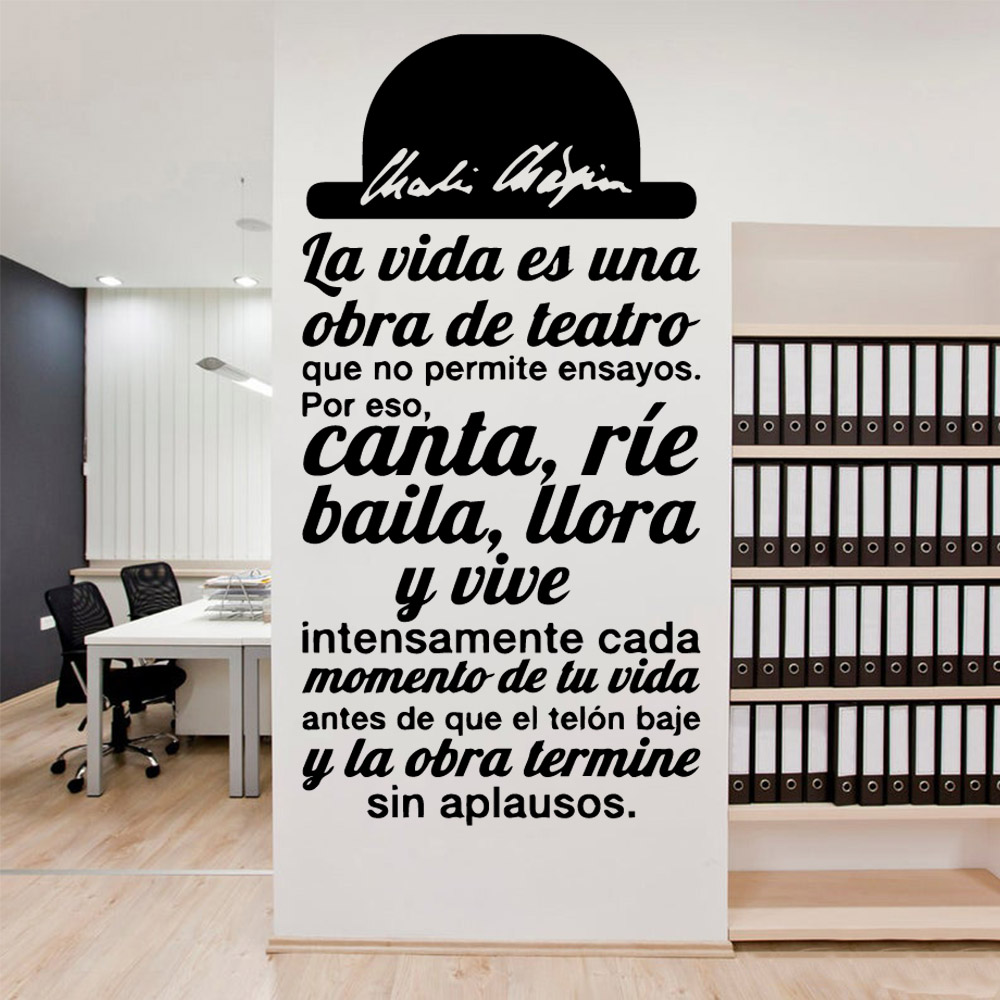 Home Office Wallpaper - 1 buah stiker dinding tahan air