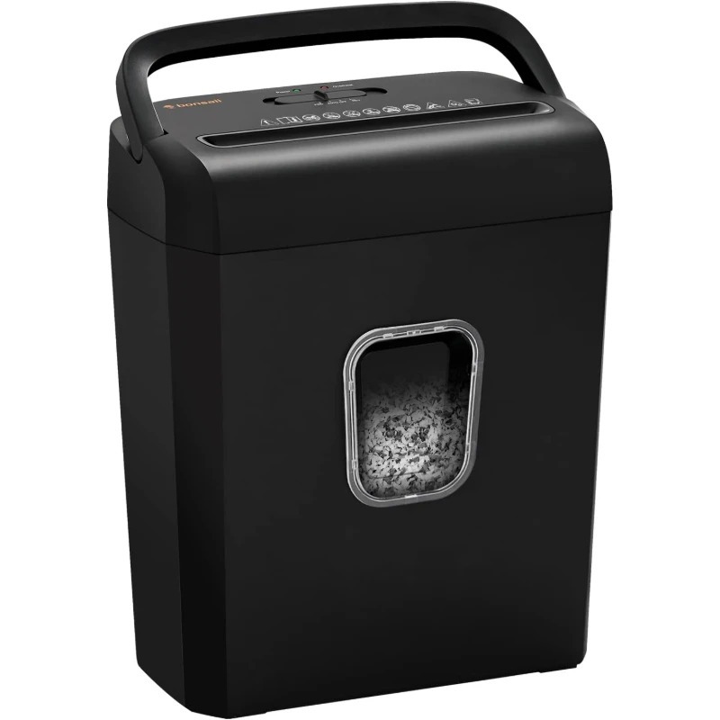 Paper Shredder Micro - Mesin Penghancur Kertas Bonsaii 6-Lembar Micro-Cut,