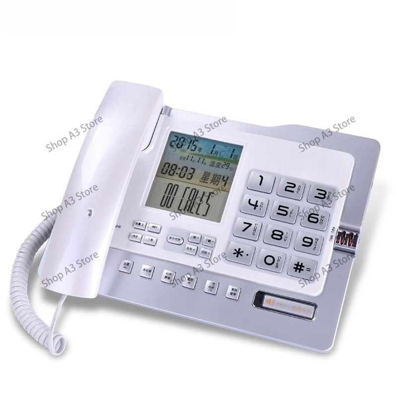 Home Office Phone Number - G026 Telepon Rumah Kantor Bisnis Hitam,