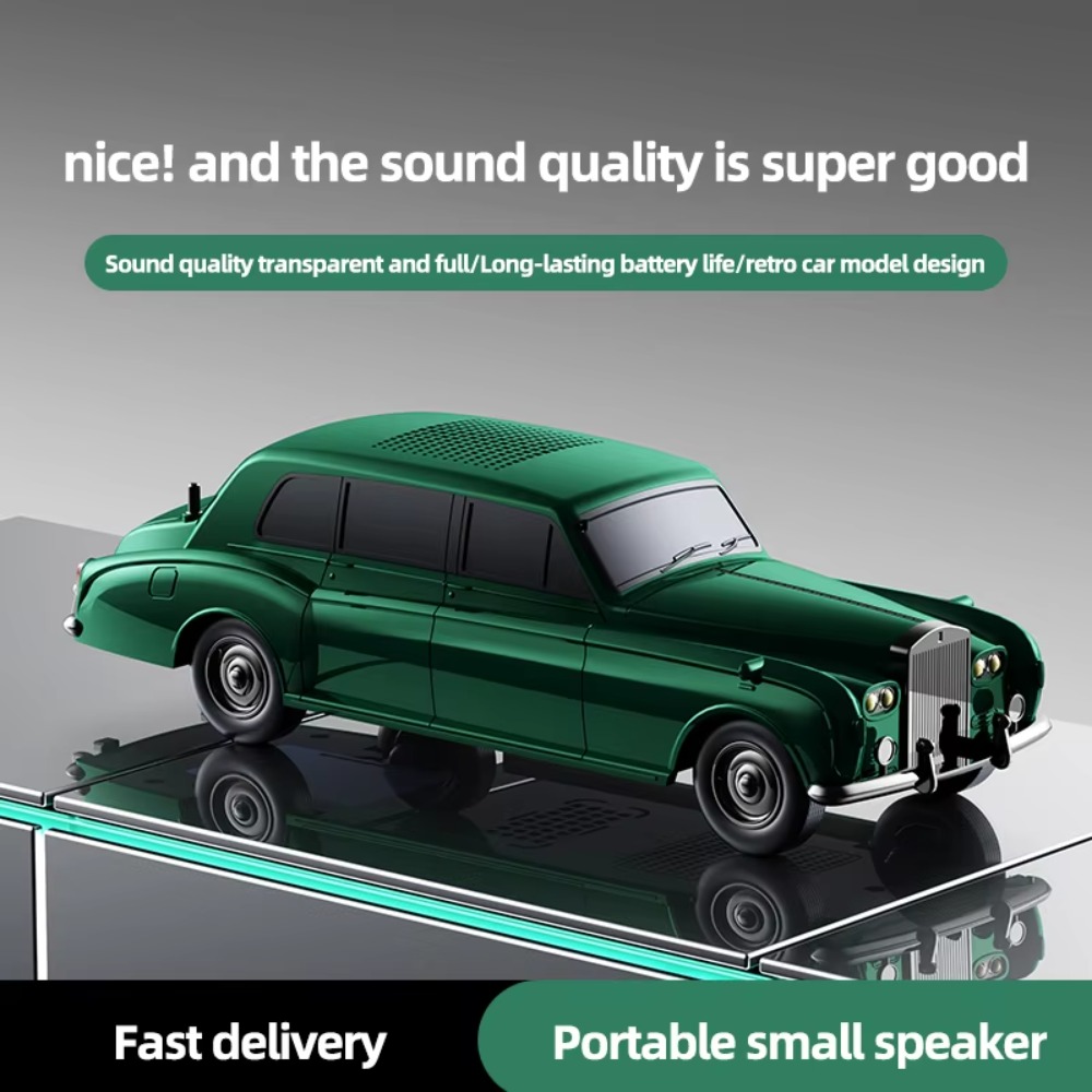 Home Office Amazon - Speaker Bluetooth Mobil Klasik Gaya Vintage