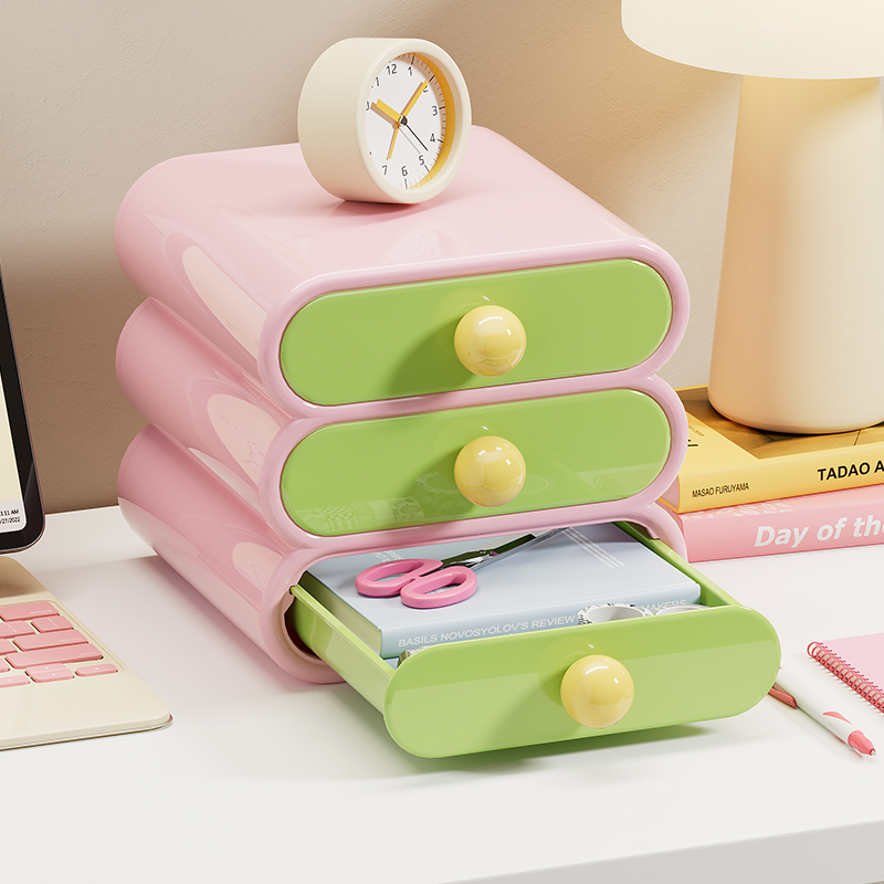 Home Office Desk With Drawers - Uforu Dopamine Desk Organizer, Kotak Penyimpanan