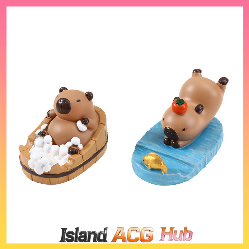 Home Office Phone Number - Kawaii Capybara Phone Stand Kartun Hewan