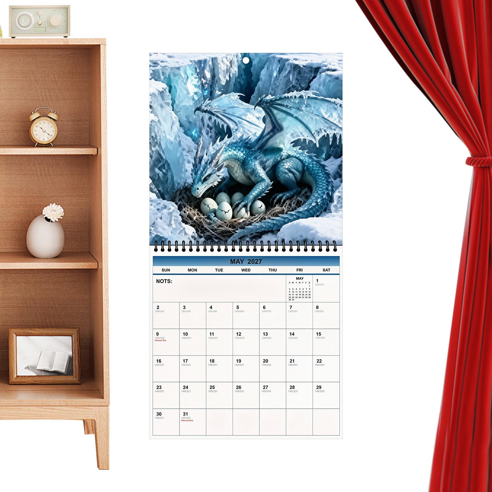 Kalender Dinding Spiral Motif  - Home Office Wallpaper ulasan dan harga