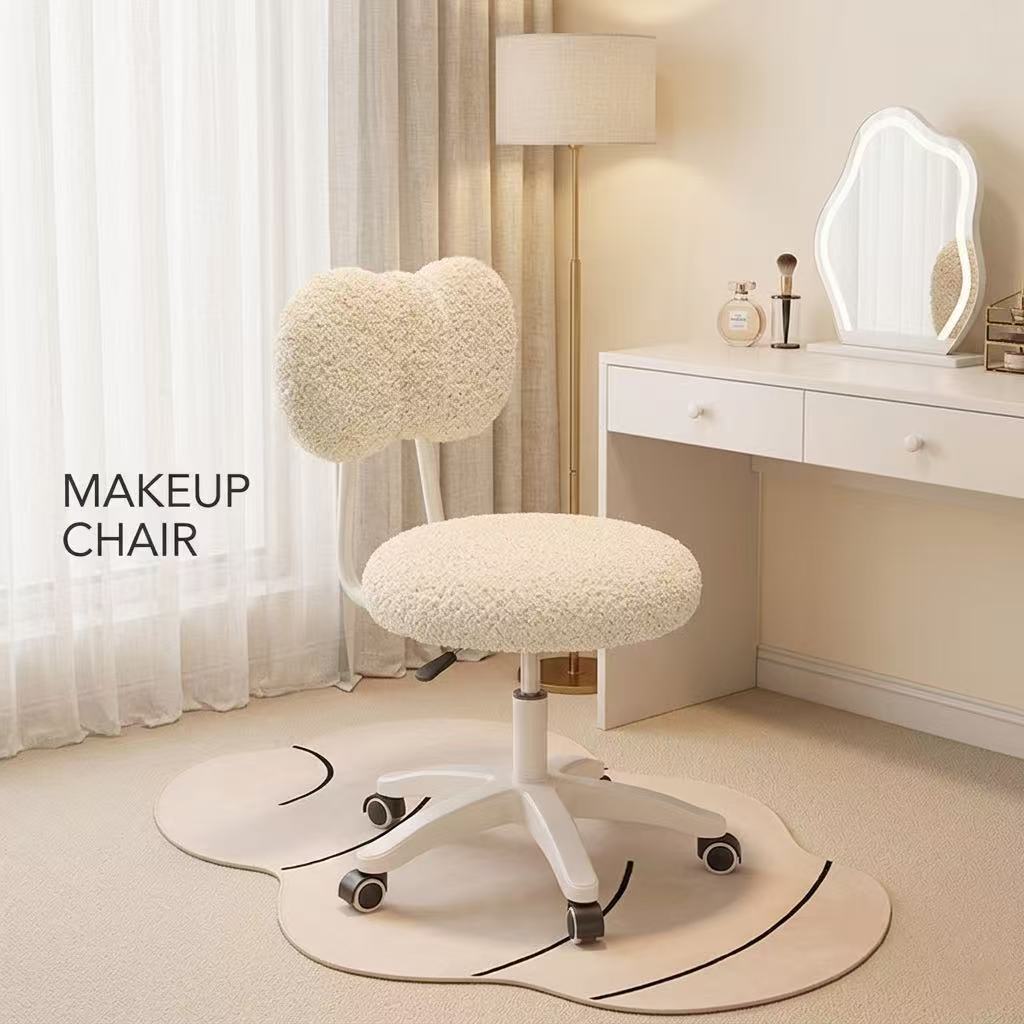 Kursi Kantor Putar Boucle Lucu - Home Office Furniture ulasan dan harga