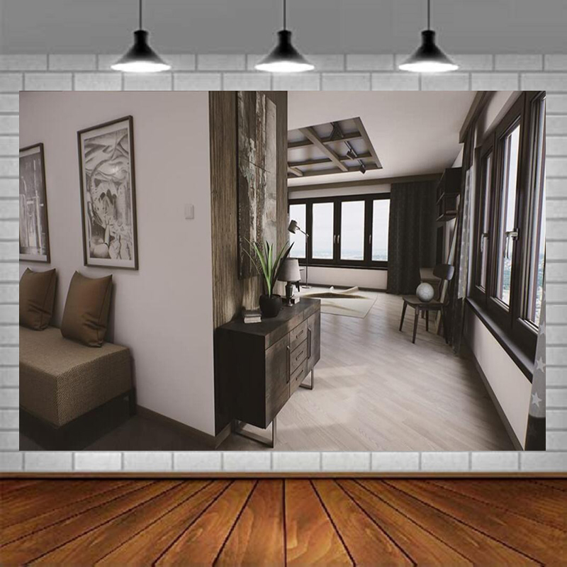 Latar Belakang Fotografi Kanto - Home Office Zoom Background ulasan dan harga