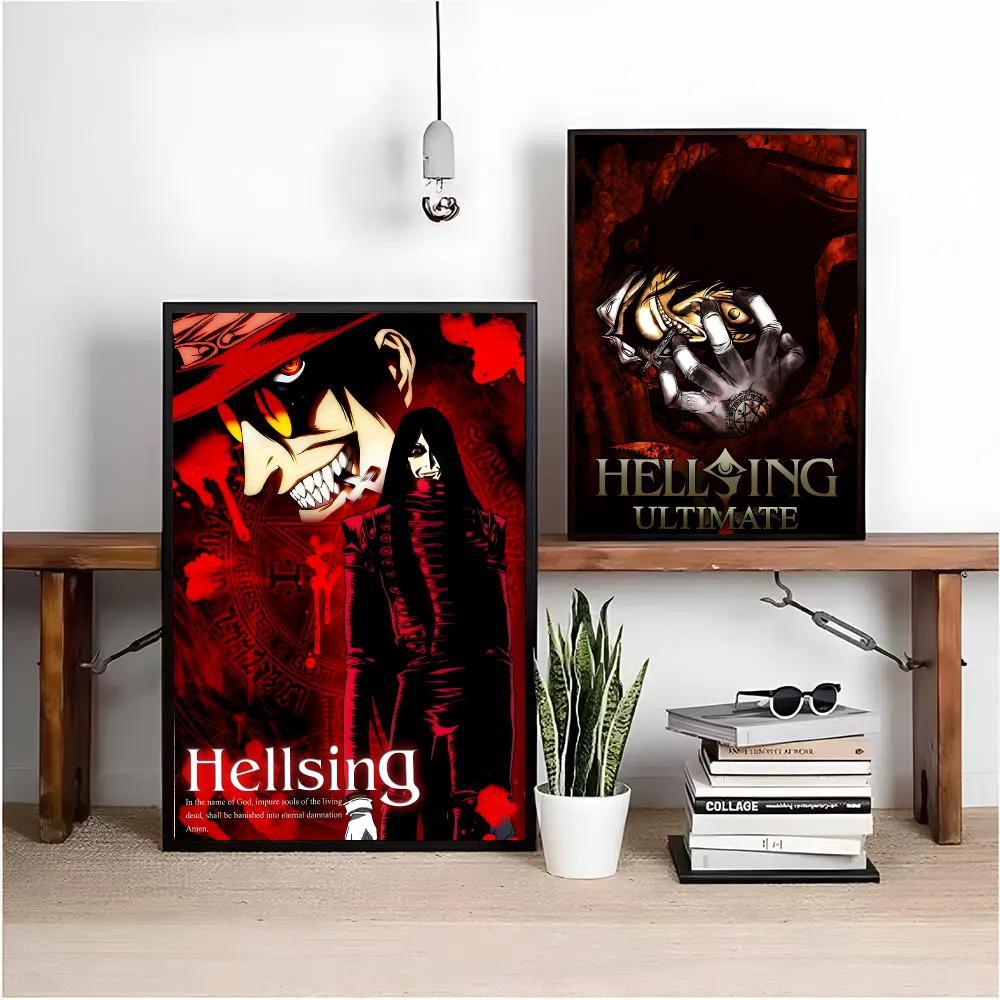 Poster H-Hellsing U-Ultimate H - Home Office Wallpaper ulasan dan harga