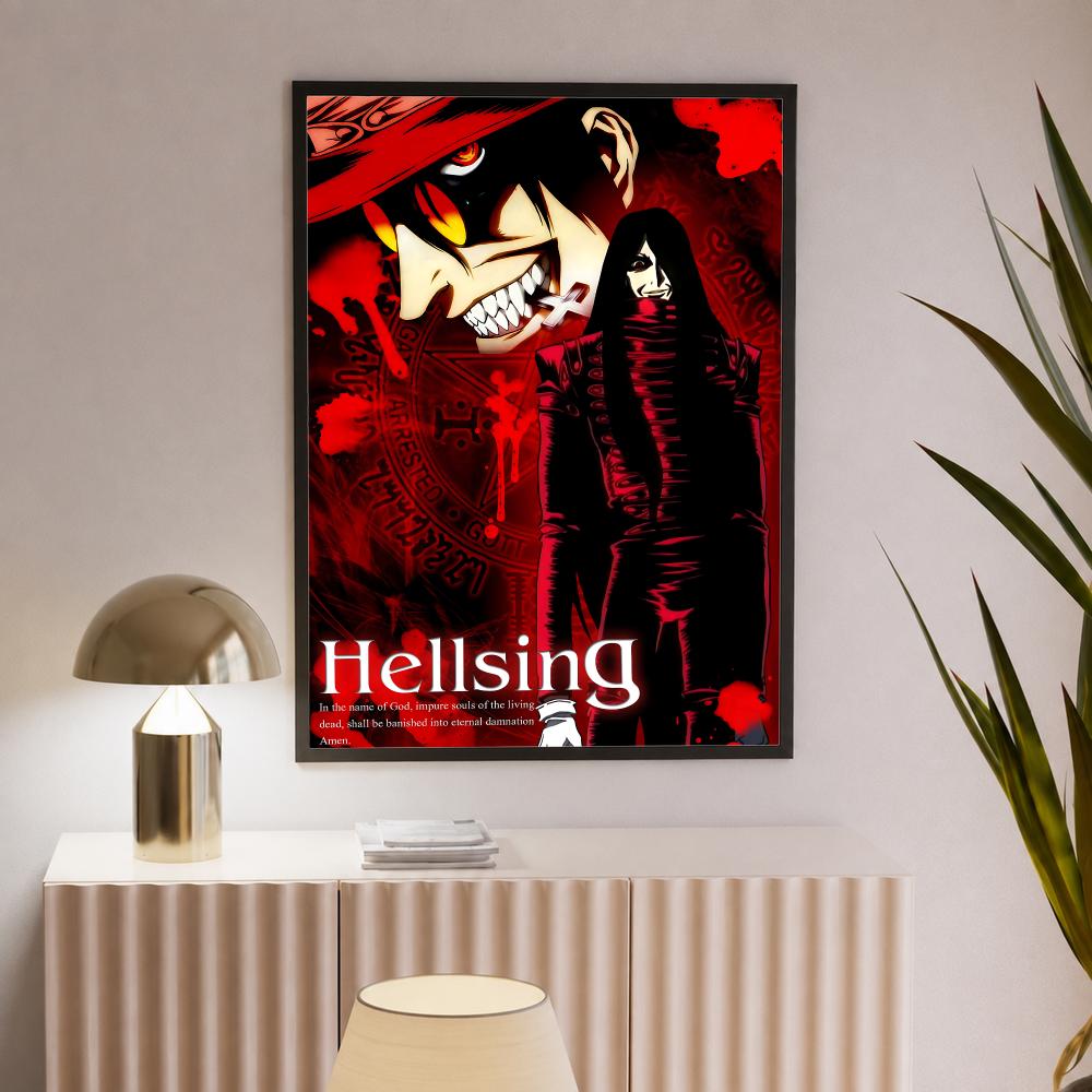Poster H-Hellsing U-Ultimate H - Home Office Wallpaper ulasan dan harga