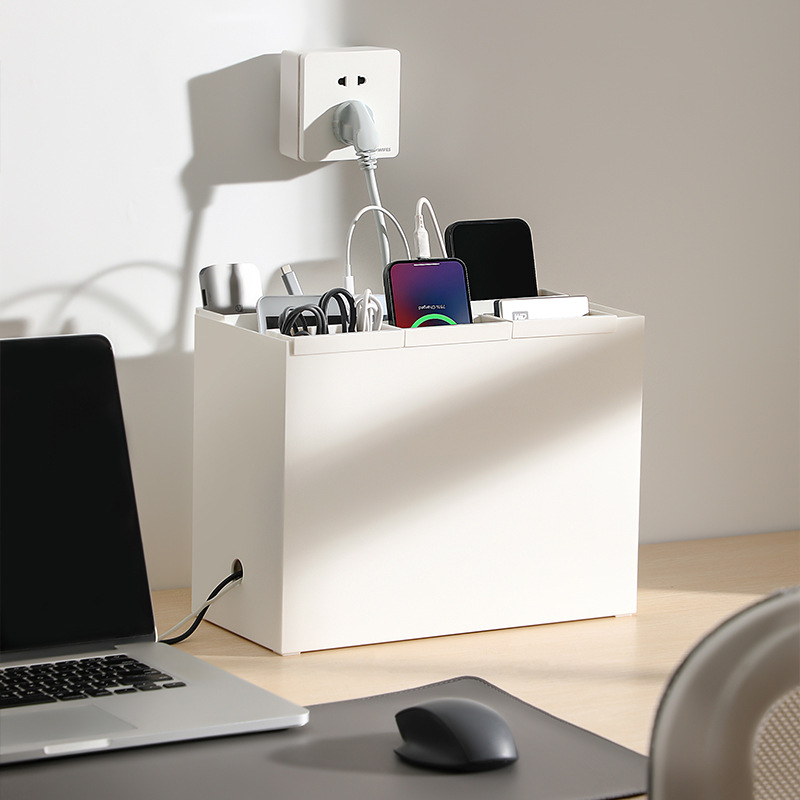Kotak Penyimpanan Kabel Data,  - Home Office Desk With Drawers ulasan dan harga