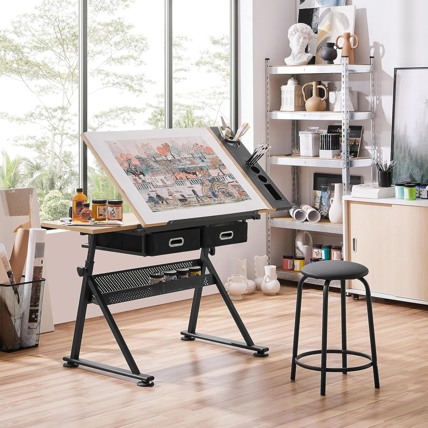 Meja Gambar yang Dapat Disesua - Home Office Furniture ulasan dan harga