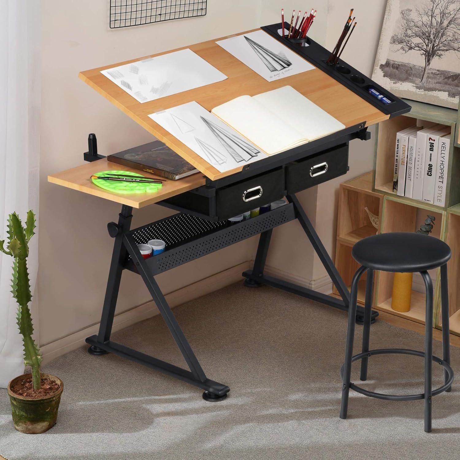 Meja Gambar yang Dapat Disesua - Home Office Furniture ulasan dan harga