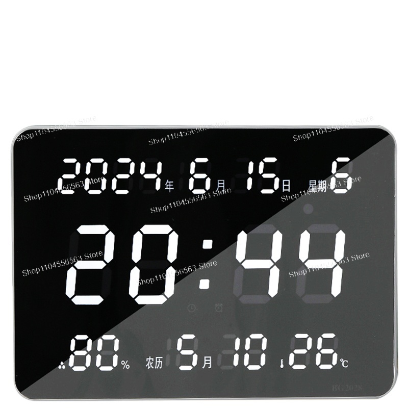 Jam Dinding Digital dengan Lay - Home Office Updates ulasan dan harga