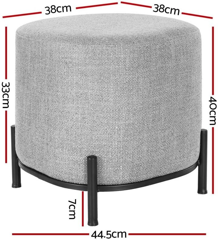 **/Ottoman, Bangku Bulat untuk - Home Office Furniture ulasan dan harga