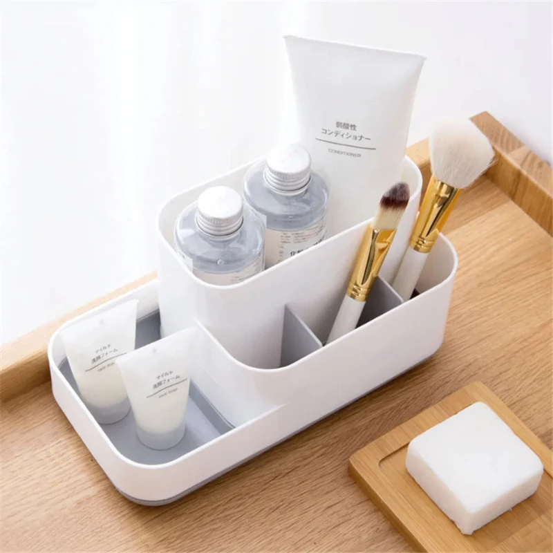 Kotak Penyimpanan Makeup Serba - Home Office Desk With Drawers ulasan dan harga