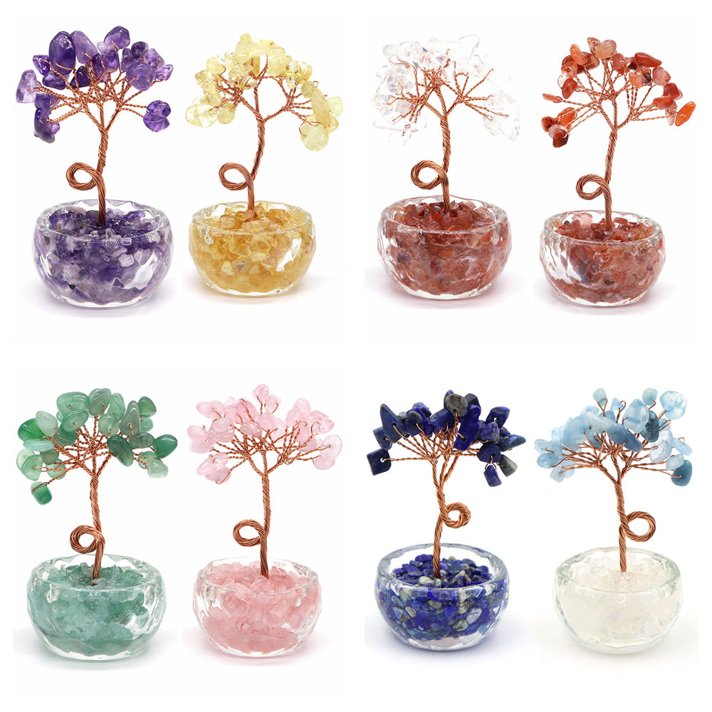 Pohon Keberuntungan Kristal Ba - Home Office With Plants ulasan dan harga
