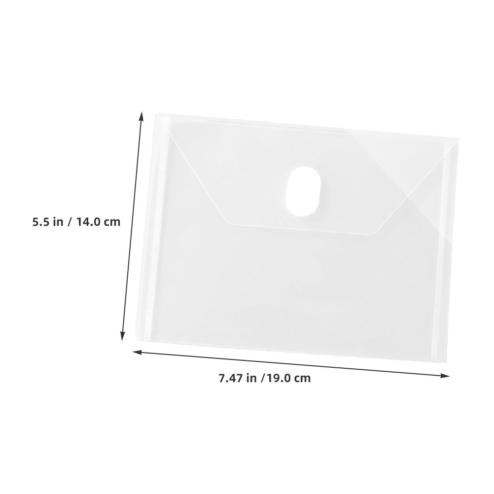 10 buah Kantong Plastik Transp - Home Office Travel Document ulasan dan harga