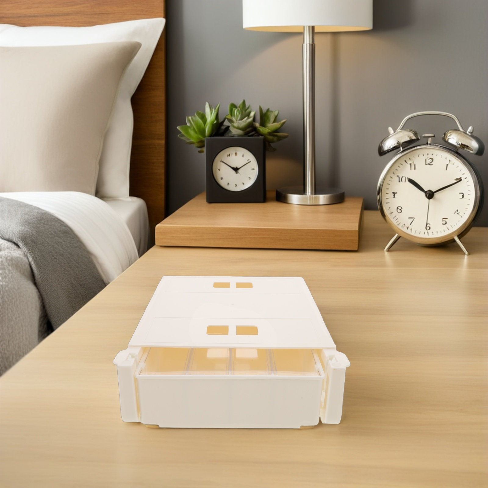 Penyimpan Perlengkapan Manikur - Home Office Desk With Drawers ulasan dan harga