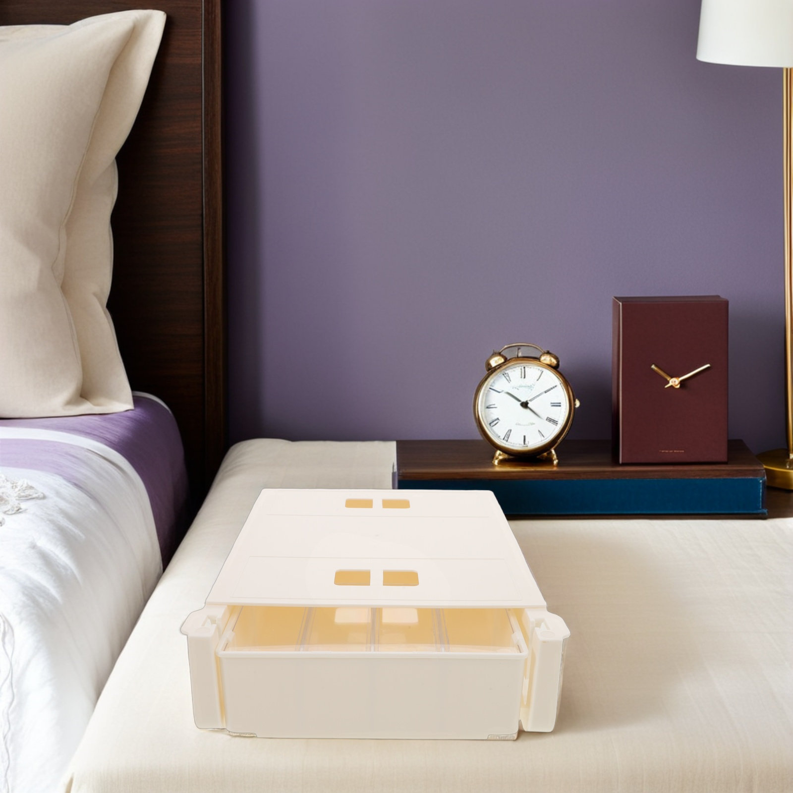Penyimpan Perlengkapan Manikur - Home Office Desk With Drawers ulasan dan harga