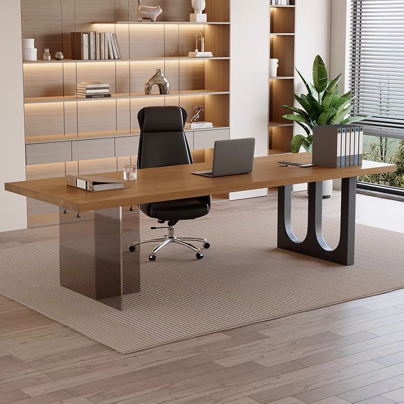 Meja Kantor Kayu Mengambang Ak - Home Office Furniture ulasan dan harga