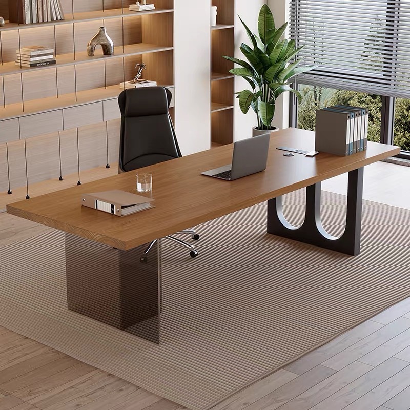 Meja Kantor Kayu Mengambang Ak - Home Office Furniture ulasan dan harga