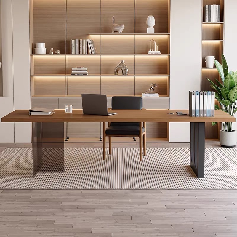 Meja Kantor Kayu Mengambang Ak - Home Office Furniture ulasan dan harga