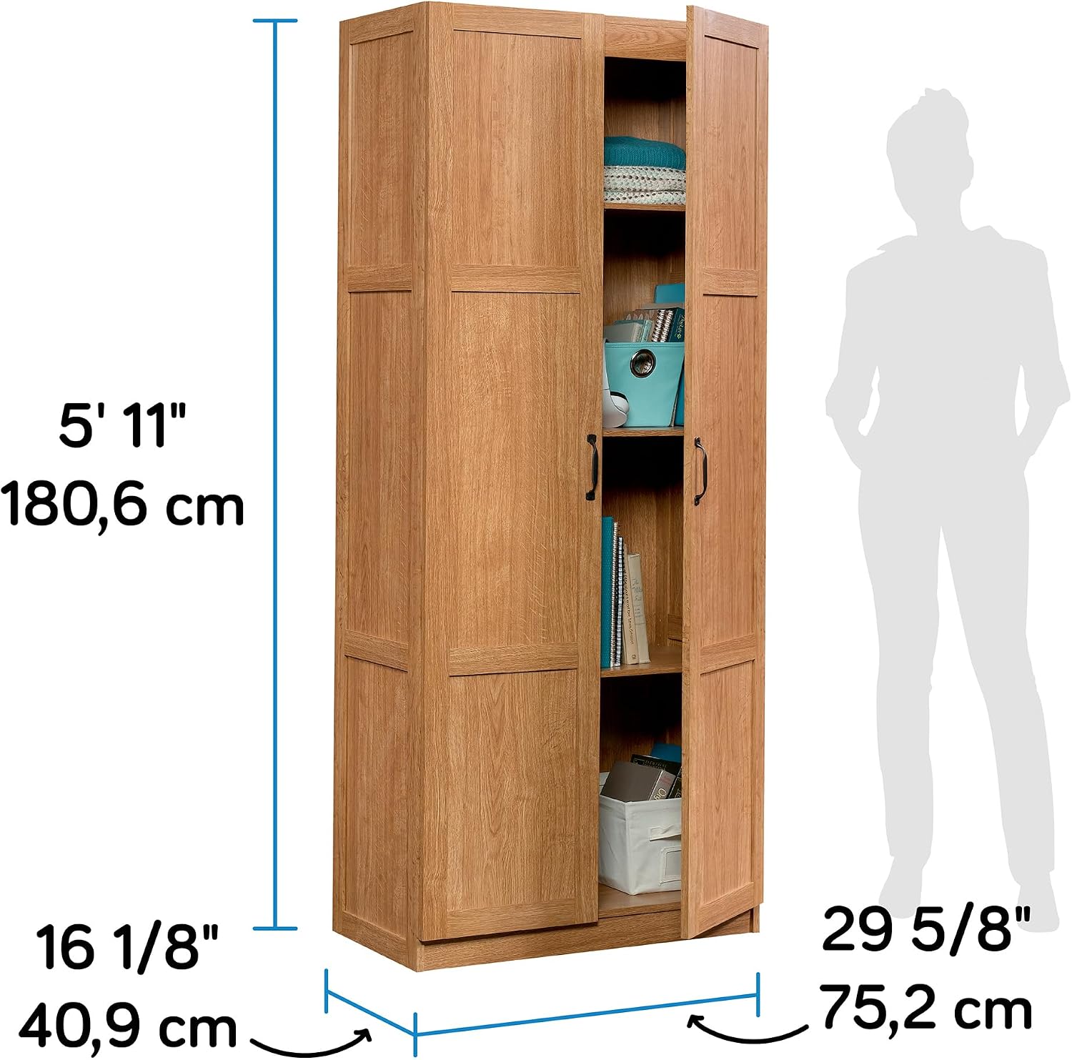 Lemari Penyimpanan Tinggi, Uni - Home Office Furniture ulasan dan harga