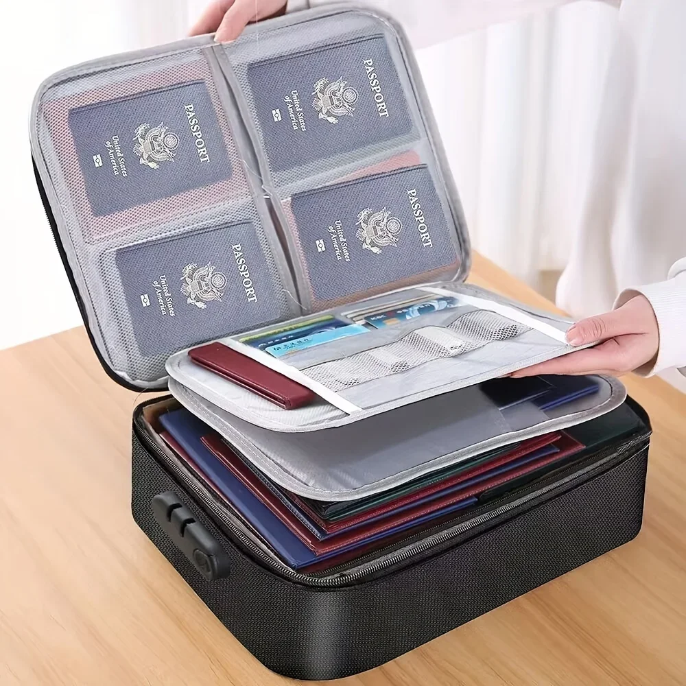 Tas Organizer File Dokumen Rum - Home Office Travel Document ulasan dan harga
