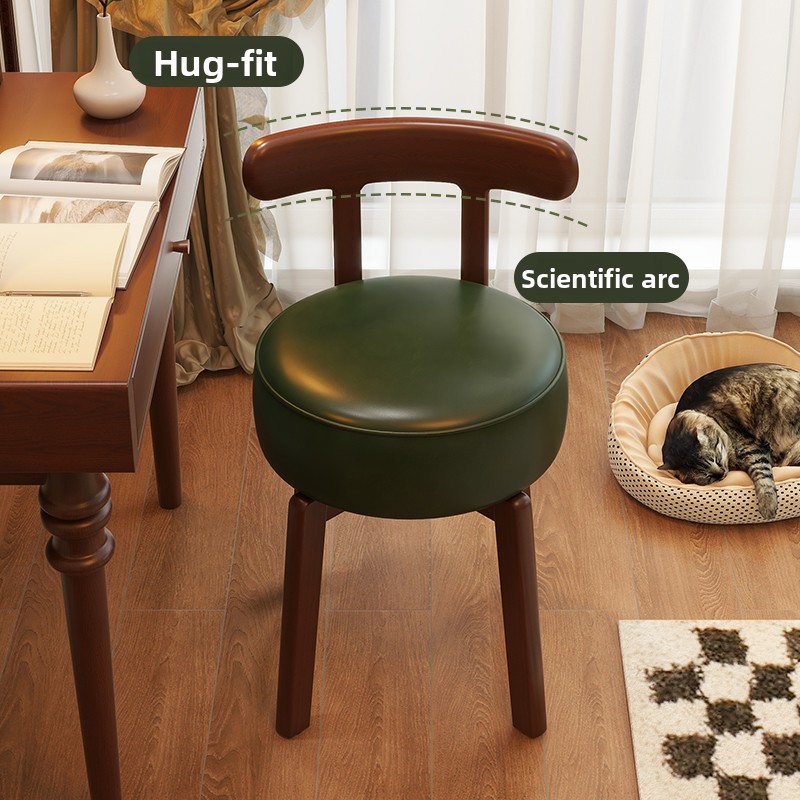 Kursi rias kayu solid yang dap - Home Office Minimalist ulasan dan harga