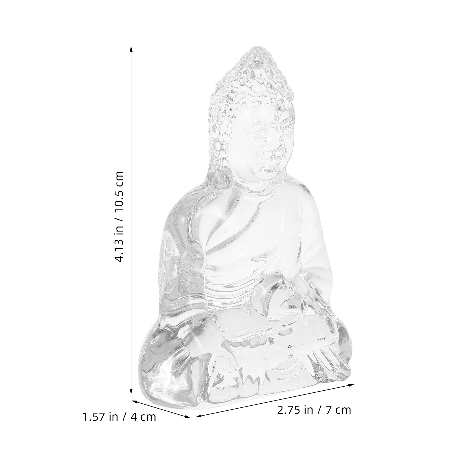 Patung Buddha Kristal Minimali - Home Office Minimalist ulasan dan harga