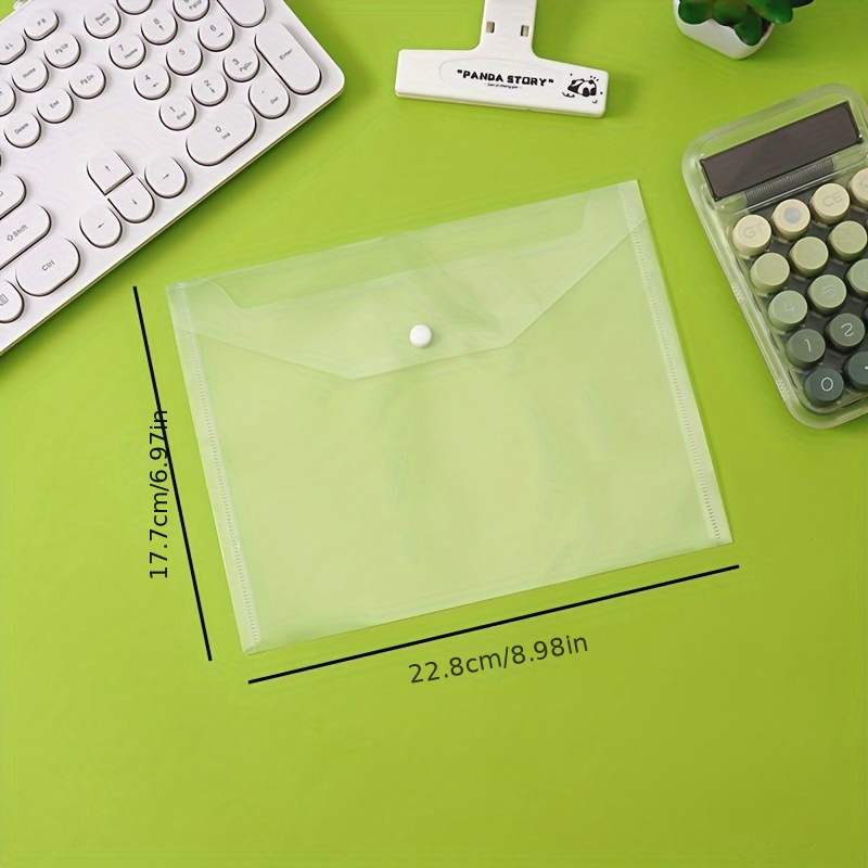 43-Pak Kantong Dokumen A5 PP d - Home Office Travel Document ulasan dan harga