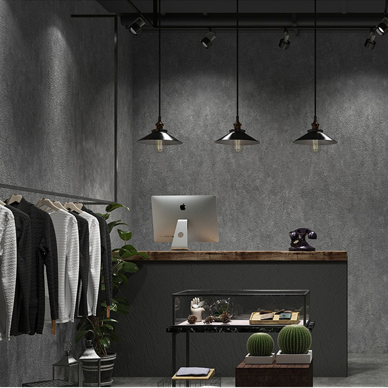 Wallpaper Tempel Semen Abu-abu - Home Office Wallpaper ulasan dan harga