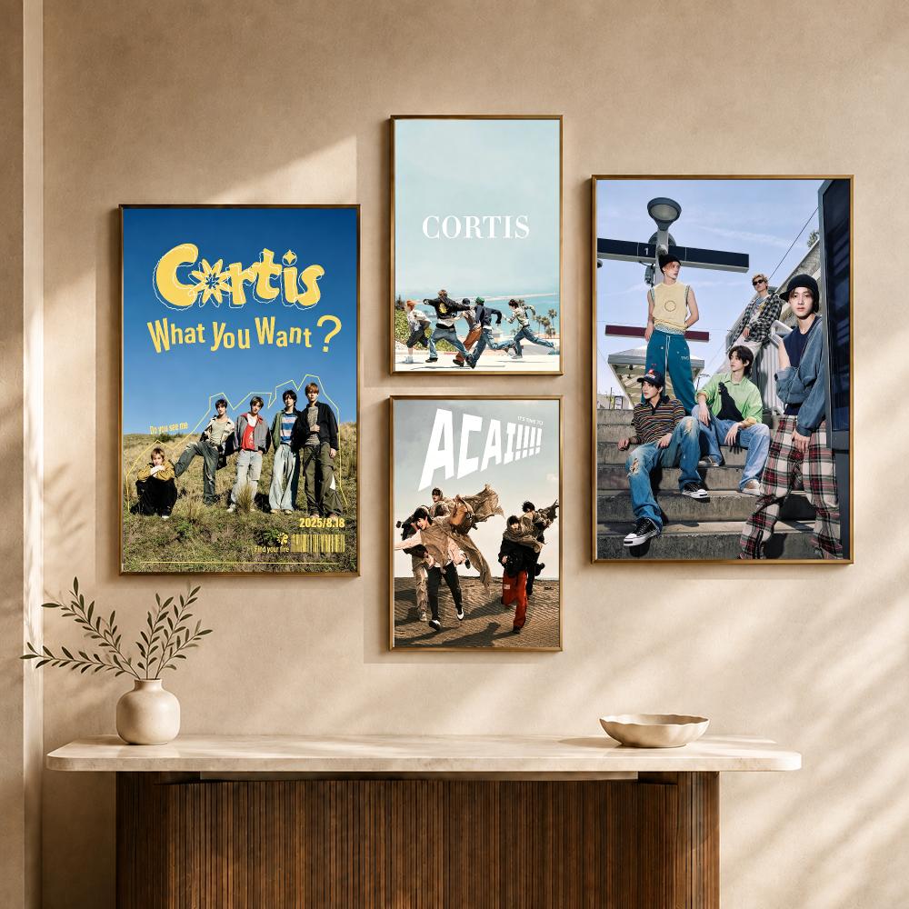 Poster Musik CORTIS Modern Pop - Home Office Wallpaper ulasan dan harga