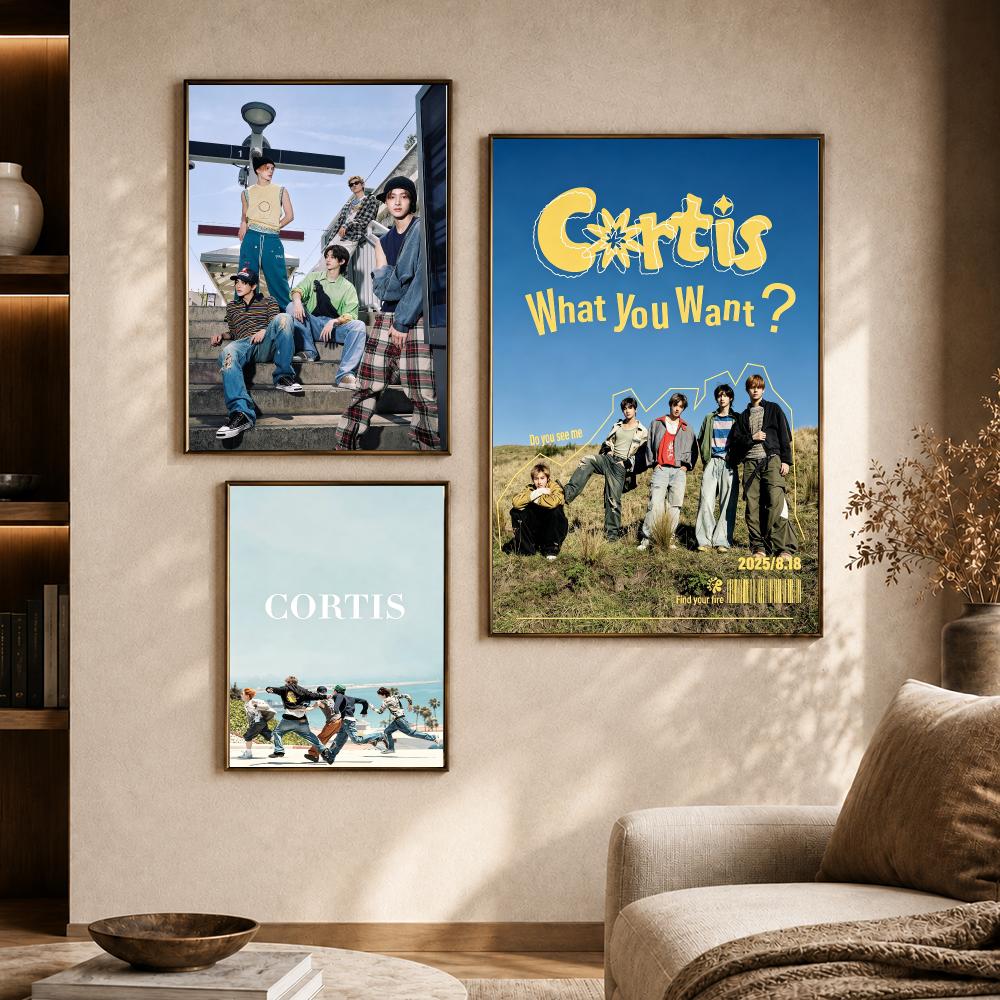 Poster Musik CORTIS Modern Pop - Home Office Wallpaper ulasan dan harga