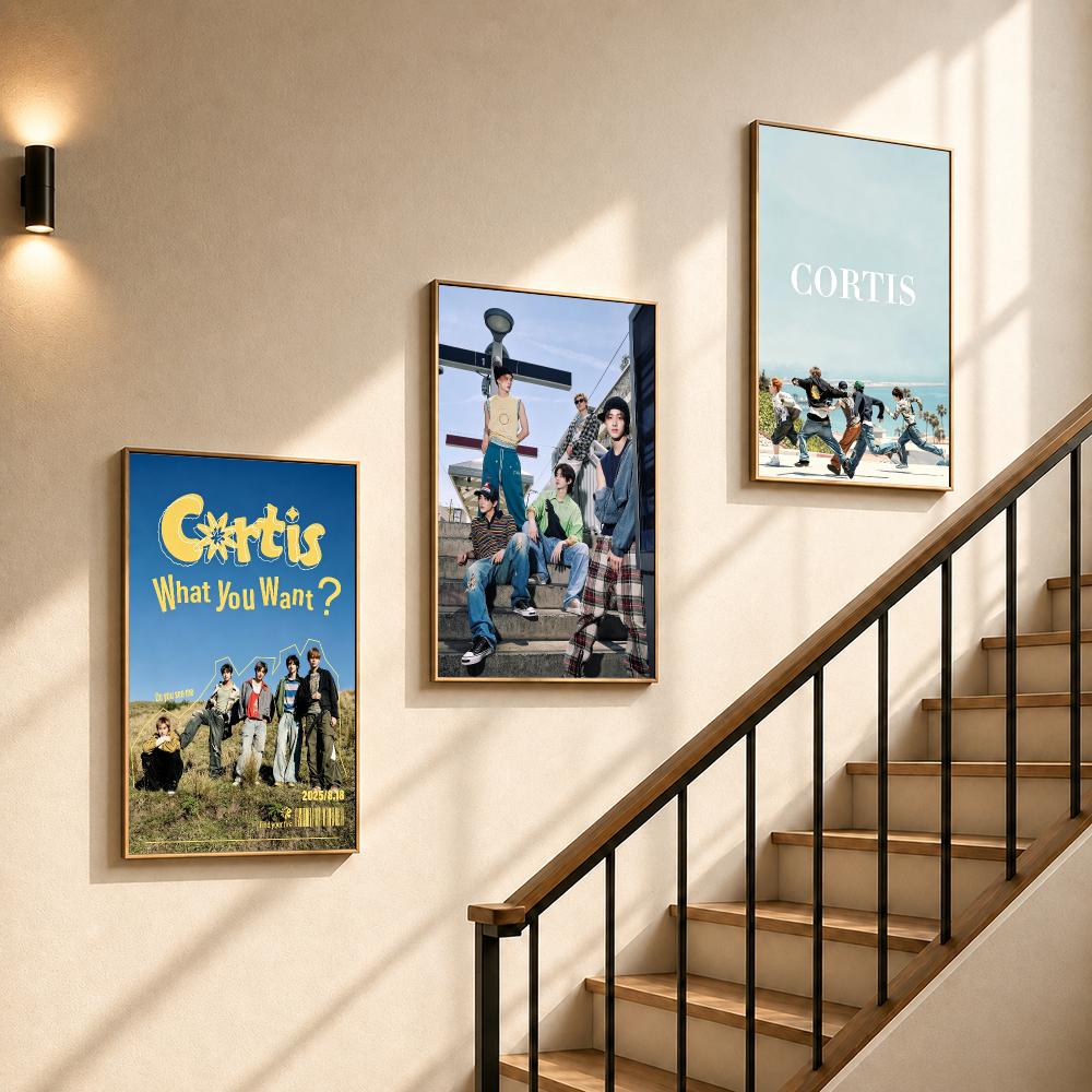 Poster Musik CORTIS Modern Pop - Home Office Wallpaper ulasan dan harga