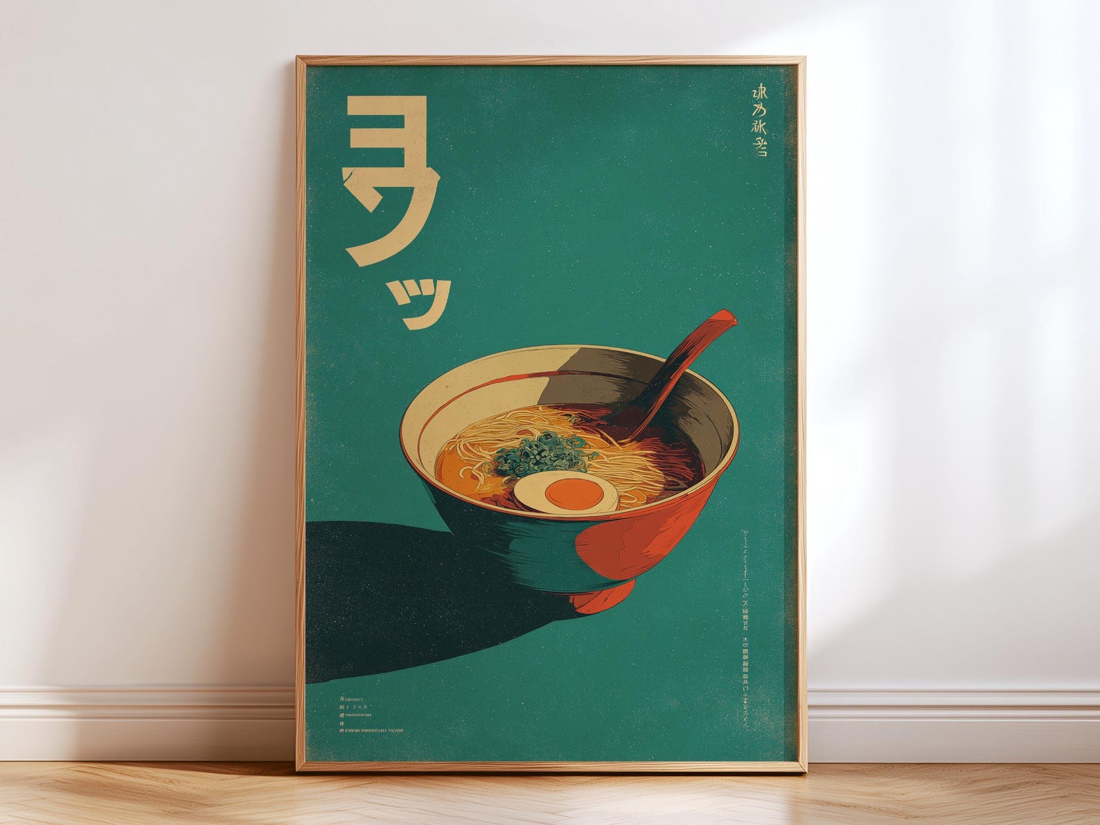 Cetakan Seni Kanvas Ramen Jepa - Home Office Minimalist ulasan dan harga