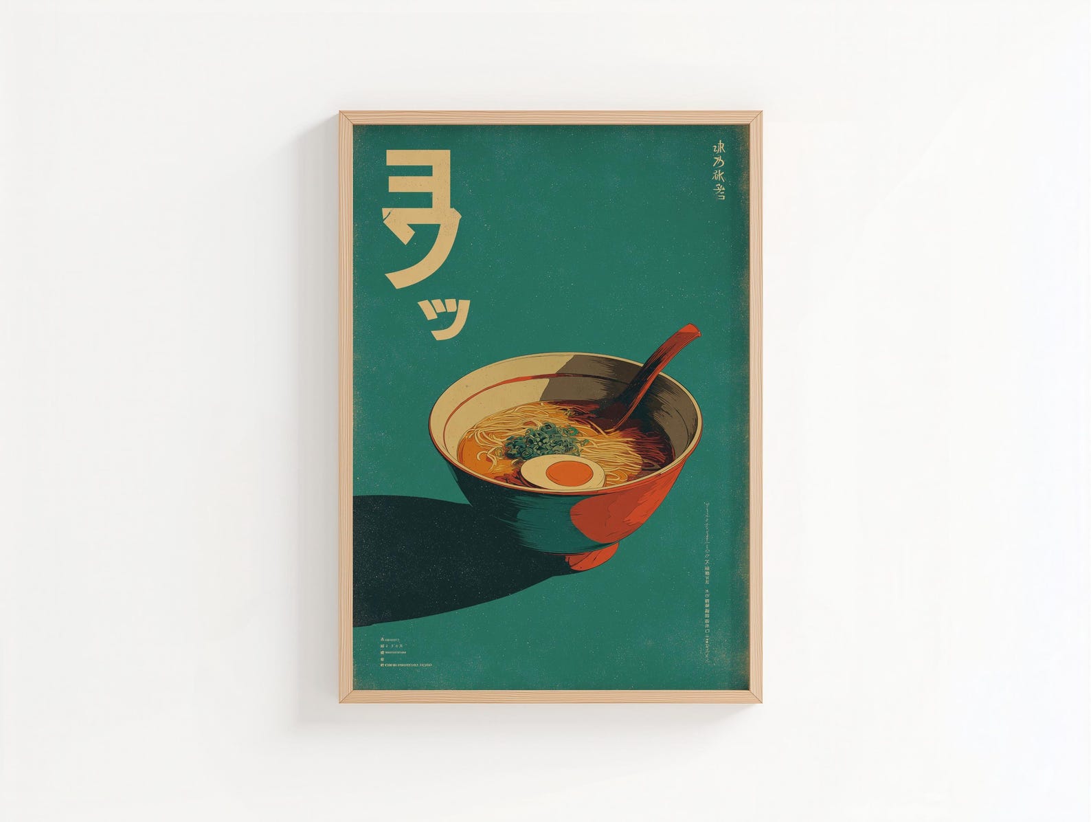 Cetakan Seni Kanvas Ramen Jepa - Home Office Minimalist ulasan dan harga
