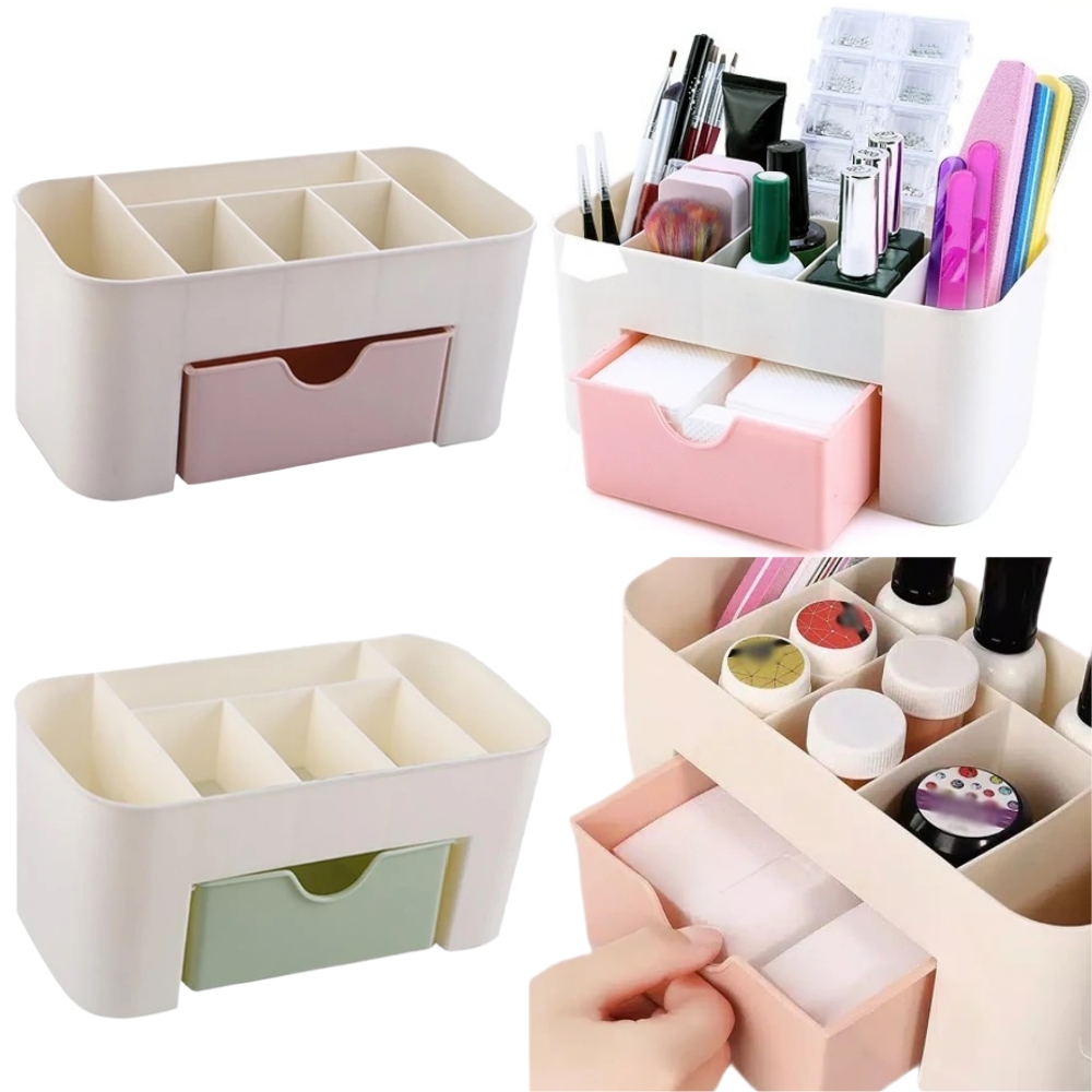 Kotak penyimpan kosmetik, Laci - Home Office Desk With Drawers ulasan dan harga