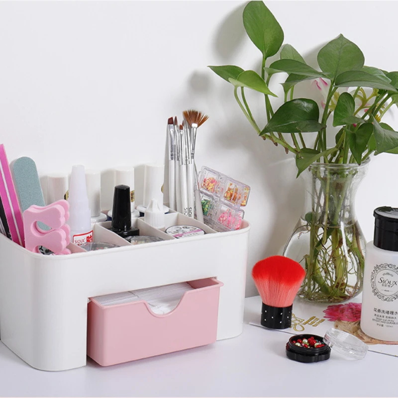 Kotak penyimpan kosmetik, Laci - Home Office Desk With Drawers ulasan dan harga