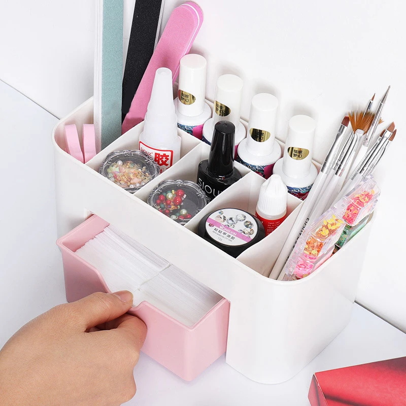 Kotak penyimpan kosmetik, Laci - Home Office Desk With Drawers ulasan dan harga