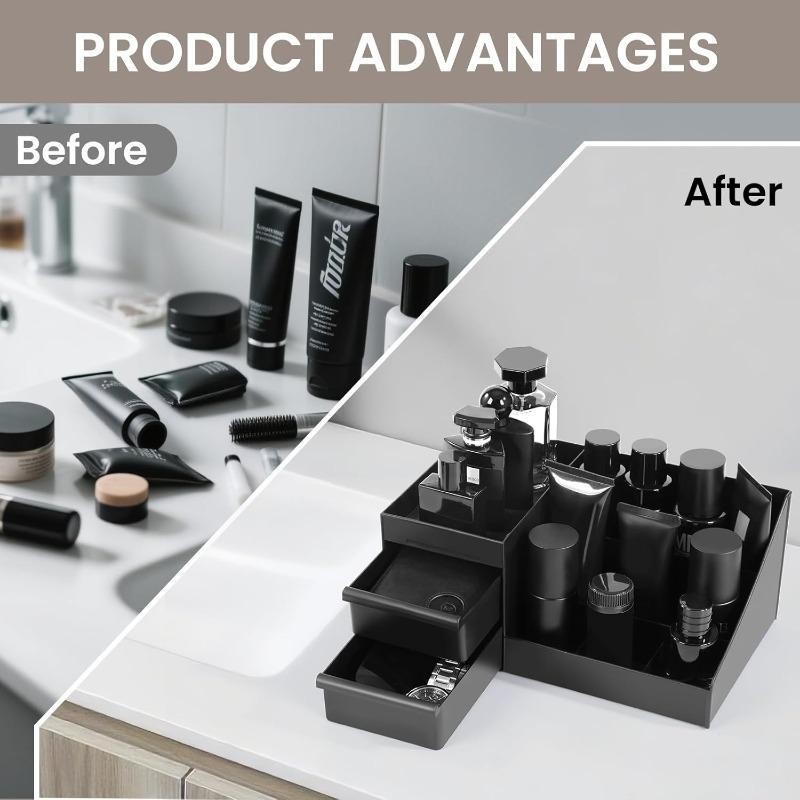 Organizer Perawatan Kulit Hita - Home Office Desk With Drawers ulasan dan harga