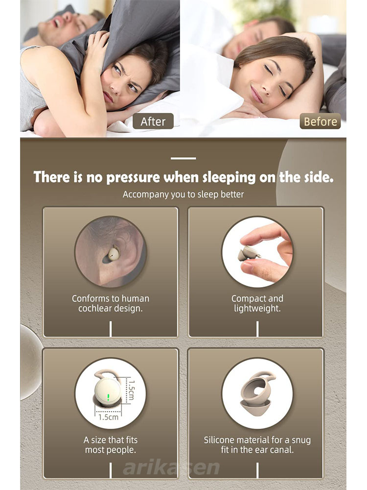 Earbud Nirkabel untuk Tidur, E - Home Office Amazon ulasan dan harga