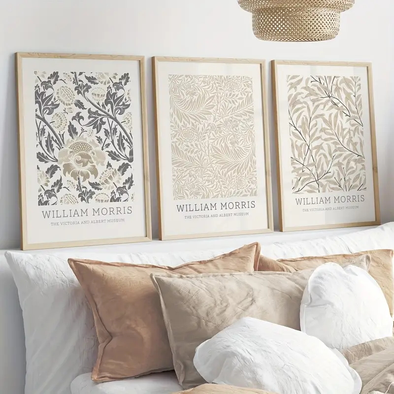 3 Buah/Set Poster Kanvas Willi - Home Office Minimalist ulasan dan harga