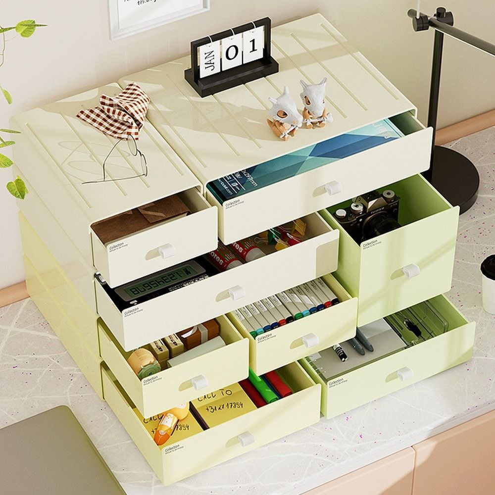 Kotak penyimpanan aksesori kan - Home Office Desk With Drawers ulasan dan harga