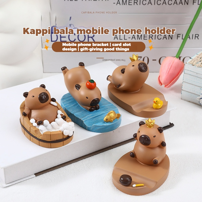 Kawaii Capybara Phone Stand Ka - Home Office Phone Number ulasan dan harga