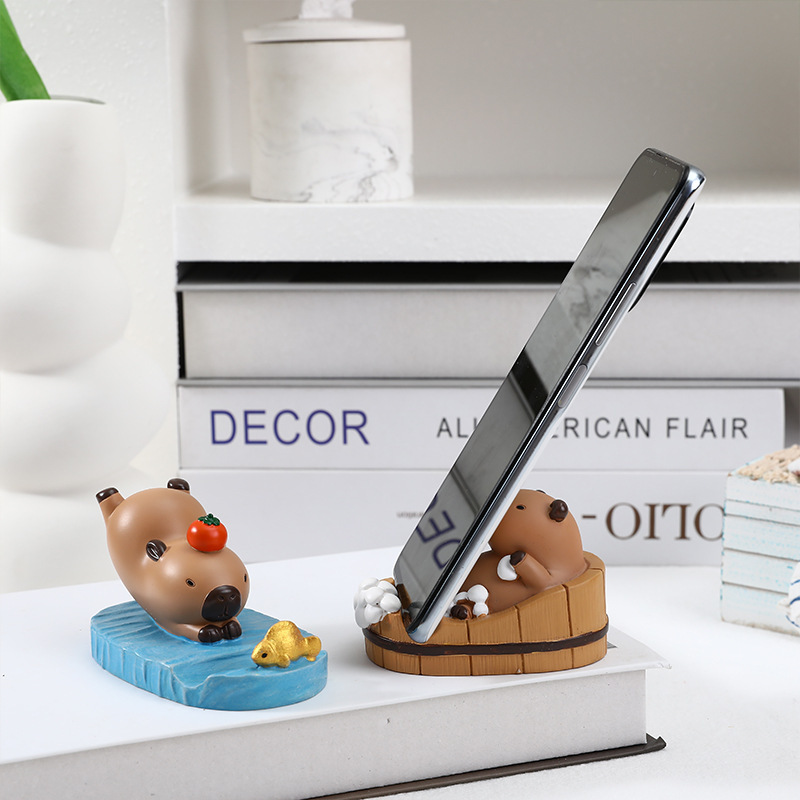 Kawaii Capybara Phone Stand Ka - Home Office Phone Number ulasan dan harga