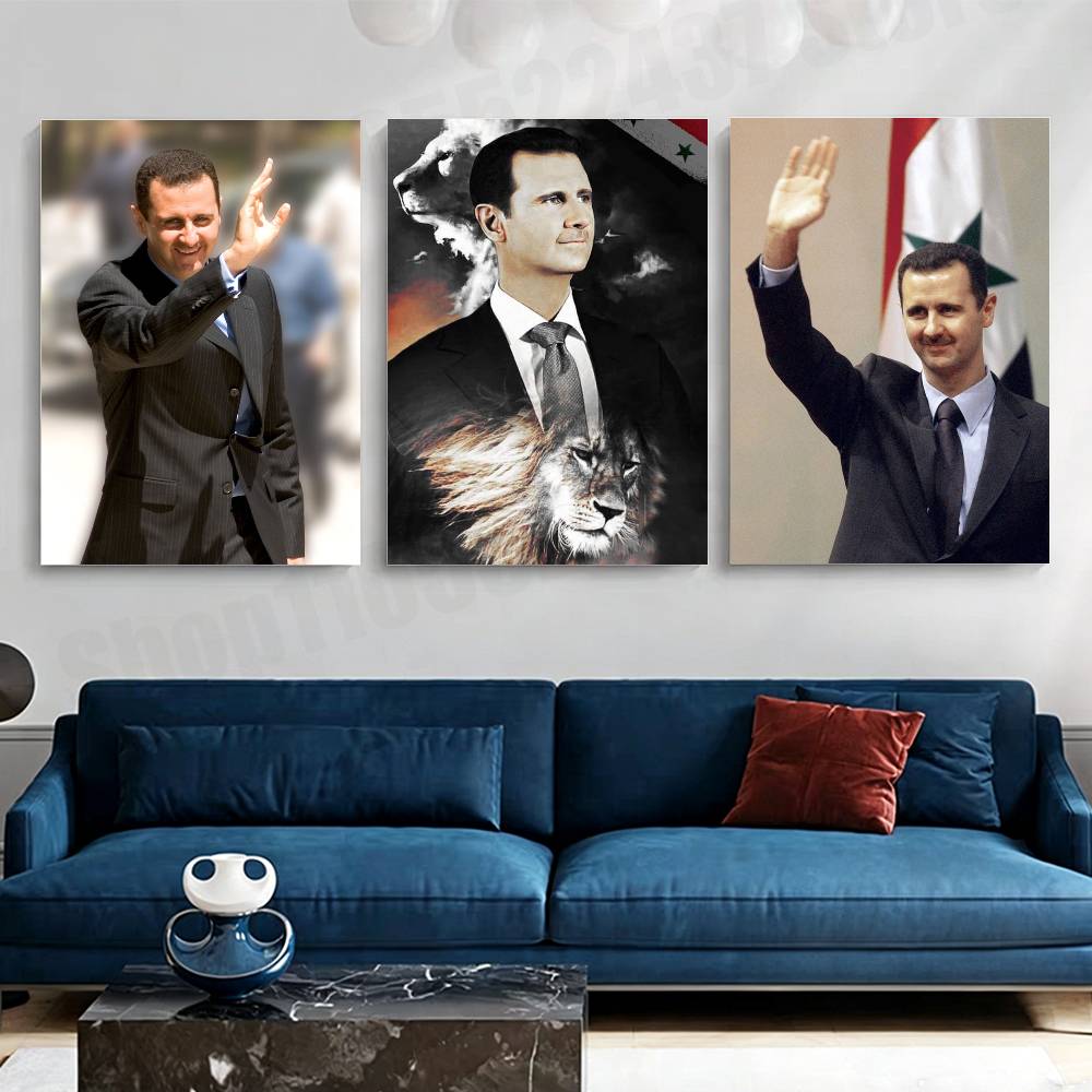 Poster B-Bashar A-Assad Suriah - Home Office Wallpaper ulasan dan harga